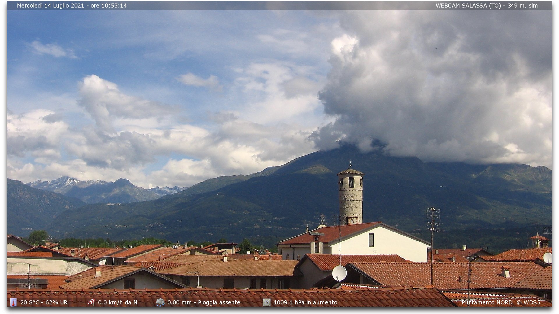 immagine della webcam nei dintorni di Prascorsano: webcam Salassa